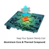 Caixa Akasa Ashton T para ASUS Tinker Board 3N SBC com portas Dual Single LAN, sem ventoinha, alumínio preto