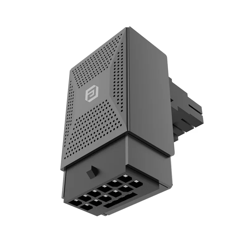 Akasa G-Nexus P16 Plus adaptador de alimentação GPU 90 graus 12V-2x6 com carcaça metálica - preto