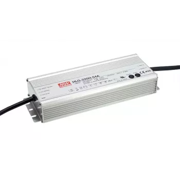 Mean Well HLG-320H-24B Driver LED 320W 24V IP67 regulável