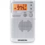Sangean DT-250 (Pocket 250) Rádio portátil AM/FM prateado
