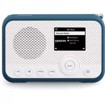 Sangean WFR-39 Branco - Azul tinta Rádio portátil de internet