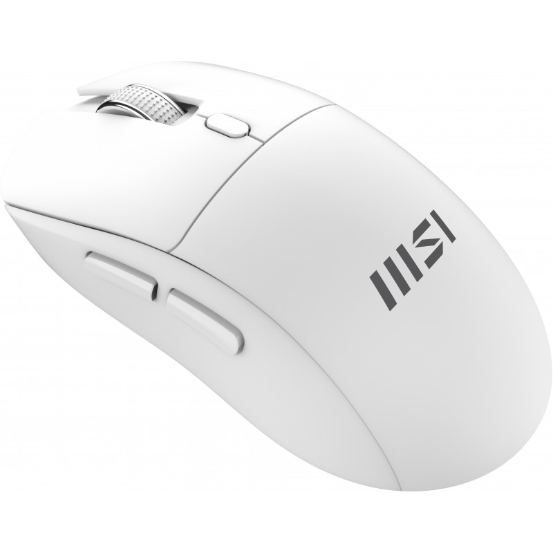 MSI FORGE K210 W Combo Branco FR - Conjunto de Teclado e Rato USB com Fio, Layout Francês AZERTY, Retroiluminação Rainbow RGB, Rato Ótico com 6400 DPI