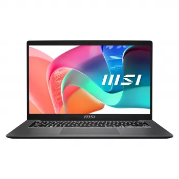 MSI Modern 14 F1MG-876FRNN Portátil, 14 polegadas Full HD IPS, Intel Core 5 120U, 16GB DDR4, 512GB SSD, Windows 11 Pro, Teclado Francês AZERTY