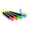 Conjunto de Marcadores Fluorescentes Pentel Twin Checker SLW8-GS, cores mistas, 8 unid.