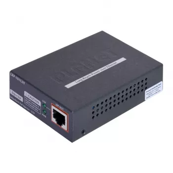 Extensor PoE Long Reach PLANET LRP-101UH, montagem na parede, 500m, 30W