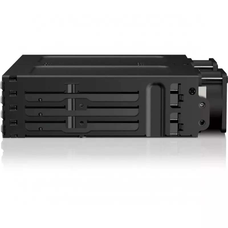 ICY DOCK ToughArmor MB998V4P-B 8 baias U.2/U.3 NVMe SSD PCIe 4.0 caixa de baia móvel para baia de 5,25 polegadas (4 x SlimSAS 8i SFF-8654)