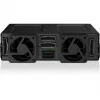 ICY DOCK ToughArmor MB998V4P-B 8 baias U.2/U.3 NVMe SSD PCIe 4.0 caixa de baia móvel para baia de 5,25 polegadas (4 x SlimSAS 8i SFF-8654)