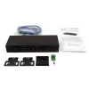 Exsys hub metálico USB 3.2 Gen 1 de 10 portas com kit para calha DIN, chipset VIA VL811+, 5 Gbps, fonte de alimentação 5V/4A, cabo de 1,8m