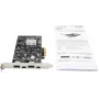 EXSYS EX-12005 placa controladora host PCI Express USB 3.2 Gen 2 (10 Gbps) de 2 portas USB-A com suporte low-profile