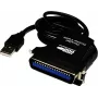 Exsys EX-1300-2 cabo adaptador de USB para paralelo - 1m - preto