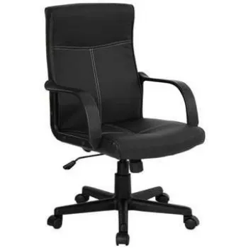 Cadeira de sala de jantar TVEIT preta 56x66,5x108 cm