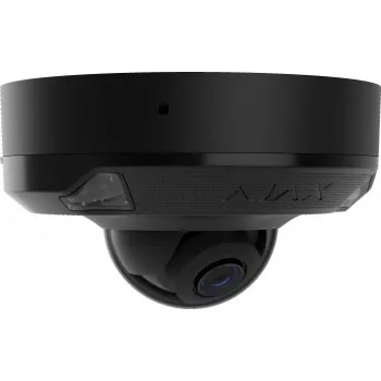 Câmara de rede AJAX DomeCam Mini HL (8 MP/2,8 mm) preto