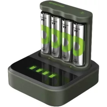 GP Battery B441 base de carregamento carregador NiMH para Micro AAA e Mignon AA