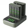 GP Battery M452 base de carregamento carregador de pilhas NiMH Micro AAA Mignon AA (GPRCKCHM452D457)