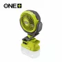 RYOBI ONE+ ventoinha de mola a bateria 18V (apenas ferramenta) - 280 CFM, rotação de 360°