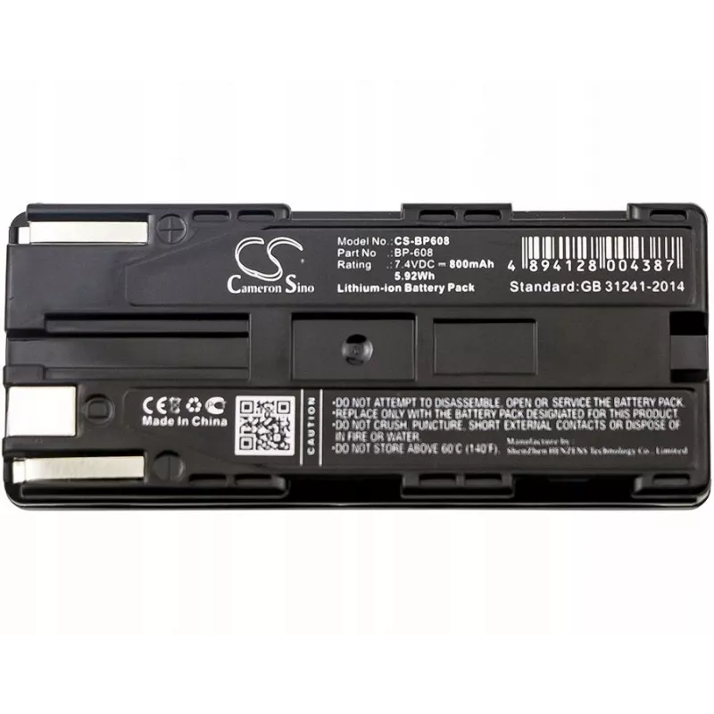 Bateria de substituição CAMERON SINO BP-608 BP-608A para Canon DM-MV1 DM-MV10 MV20 ES65