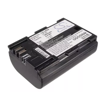 Bateria de substituição CAMERON SINO CS-LPE6 para Canon LP-E6/LP-E6N/LP-E6NH, 1800mAh, 7,4V, Li-Ion, preto