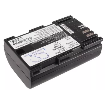 Bateria de substituição CAMERON SINO CS-LPE6 para Canon LP-E6/LP-E6N/LP-E6NH, 1800mAh, 7,4V, Li-Ion, preto