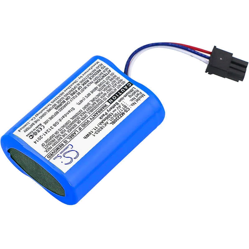 Bateria de substituição Cameron Sino para Zebra iMZ320 MZ220 MZ320 MZ420L (BT-17790-1, BT-17790-2, AK18353-1) - 7,4V 1800mAh Li-Ion