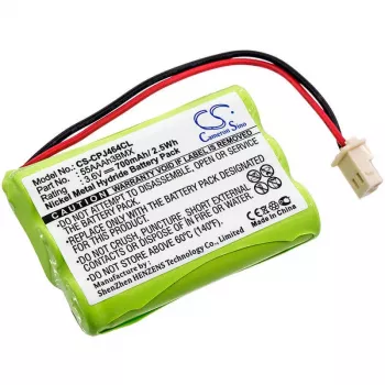 Bateria de substituição CAMERON SINO para telefones sem fios, 3,6V 600mAh Ni-MH (CS-CPJ464CL)