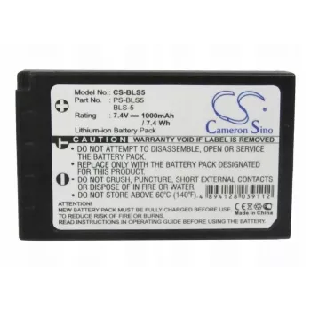 Bateria Cameron Sino tipo BLS-5 / BLS-50 / PS-BLS5 para Olympus