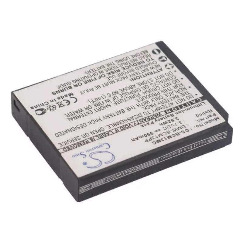 Bateria de substituição CAMERON SINO DMW-BCM13 DMW-BCM13E DMW-BCM13PP para Panasonic Lumix (CS-BCM13MC)