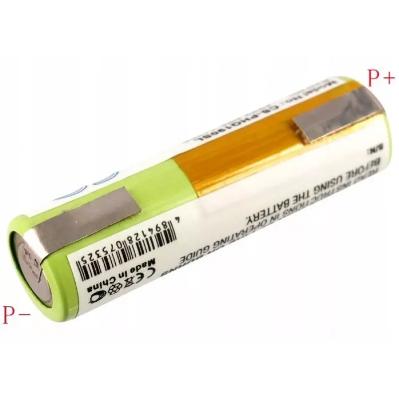 Bateria de substituição CAMERON SINO 036-11290 para máquina de barbear Philips Panasonic Arcitec - Ni-MH 1,2V 2100mAh