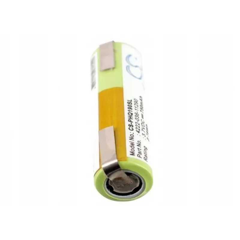 Bateria de substituição CAMERON SINO 036-11290 para máquina de barbear Philips Panasonic Arcitec - Ni-MH 1,2V 2100mAh