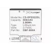 Bateria de substituição CAMERON SINO DBF-800A/800B/800C/800D/800E para Doro PhoneEasy 622 606 520 621 613 631 - CS-DPE622SL