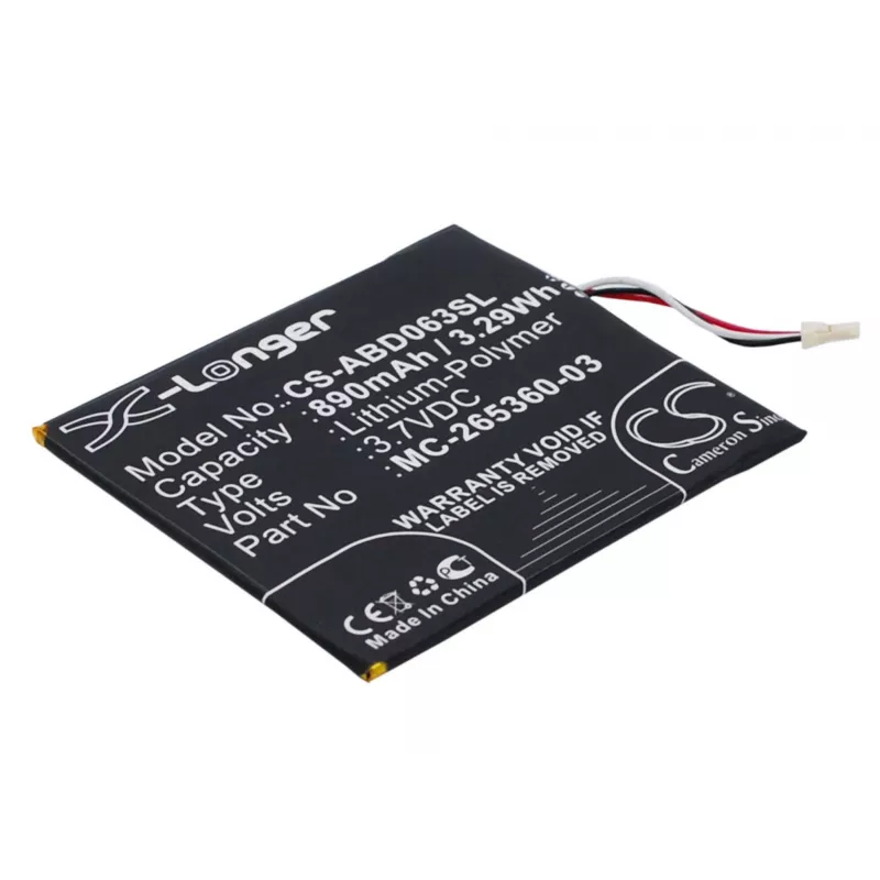 Cameron Sino bateria para Amazon Kindle 7.ª/8.ª ger. (MC-265360-03, 58-000083, 58-000151) - 1500mAh