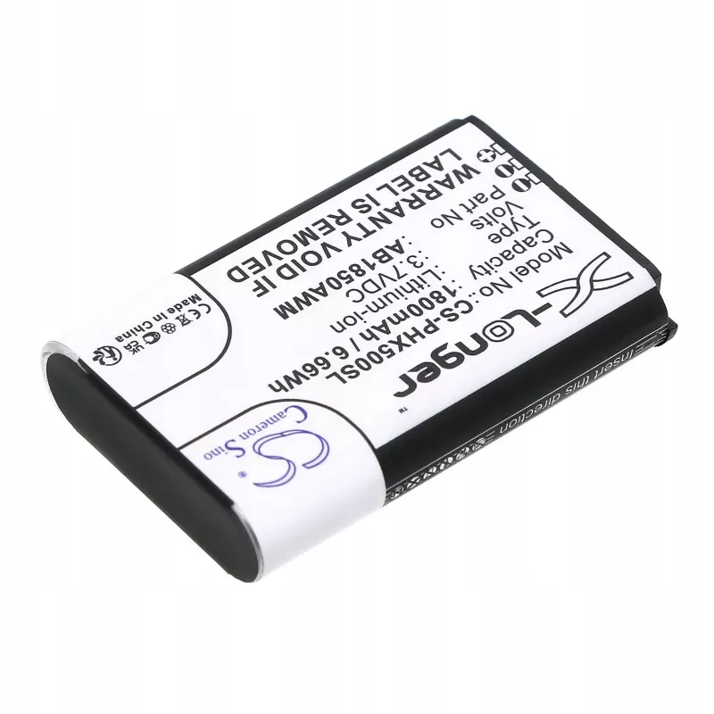 Bateria Cameron Sino AB1850AWM AB1720AWM para Philips Xenium X500 9@9k 9a9k CS-PHX500SL