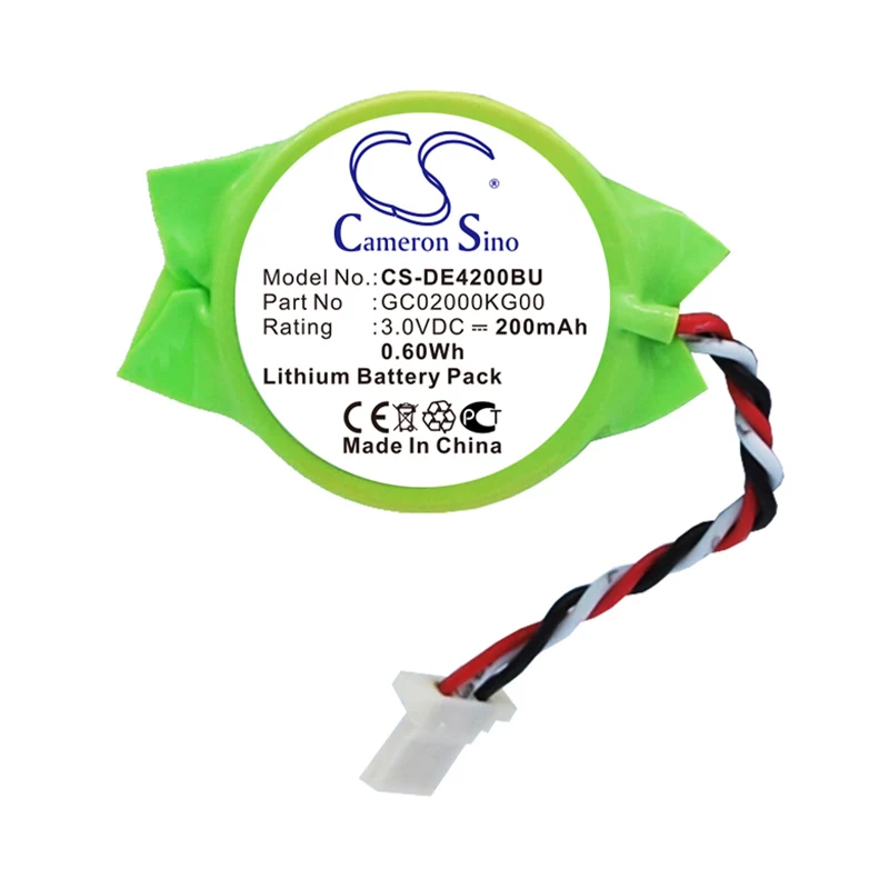 Bateria CMOS BIOS CAMERON SINO GC02000KG00 para Dell Latitude E4200 E4300