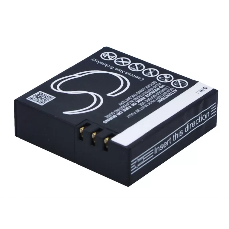 CAMERON SINO bateria de substituição AZ16-1 / AZ16 para câmara de ação Xiaomi Yi 4K / 4K+ / Lite - 1400mAh 3,85V Li-ion (CS-MUZ160MC)