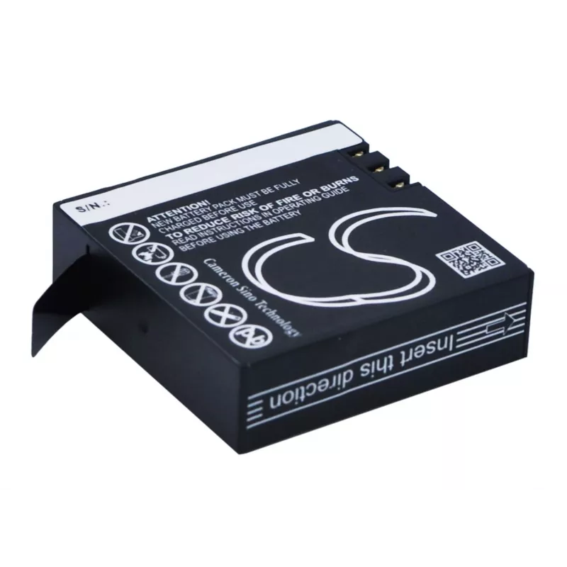 CAMERON SINO bateria de substituição AZ16-1 / AZ16 para câmara de ação Xiaomi Yi 4K / 4K+ / Lite - 1400mAh 3,85V Li-ion (CS-MUZ160MC)