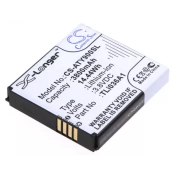 Bateria de substituição Cameron Sino para Alcatel One Touch Link Y900, Y900NB, Y901NB 4G+ LTE (tipo TLI036A1 / CS-ATY900SL) - 3600mAh, Li-Po