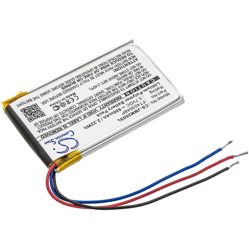 Bateria de substituição Cameron Sino FT403048P para JBL Micro 2, Micro II, Clip, Clip+