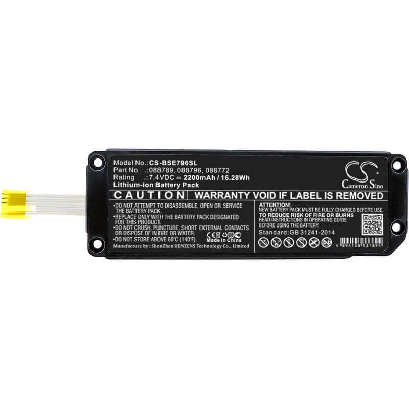 Cameron Sino bateria interna de substituição 2200mAh para Bose SoundLink Mini II - CS-BSE796SL