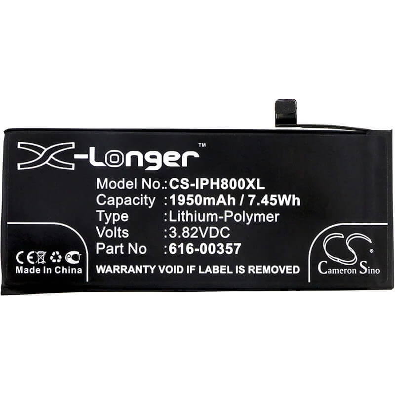Bateria de substituição CAMERON SINO para Apple iPhone 8 (tipo 616-00357, 616-00358) - 2200mAh, Li-Po, CS-IPH800XL