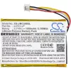 Cameron Sino bateria de substituição para JBL Clip 3, Clip 3AN, Clip 3SAND (L0721-LF / CS-JMC300SL) - 1000mAh 3,7V Li-Po