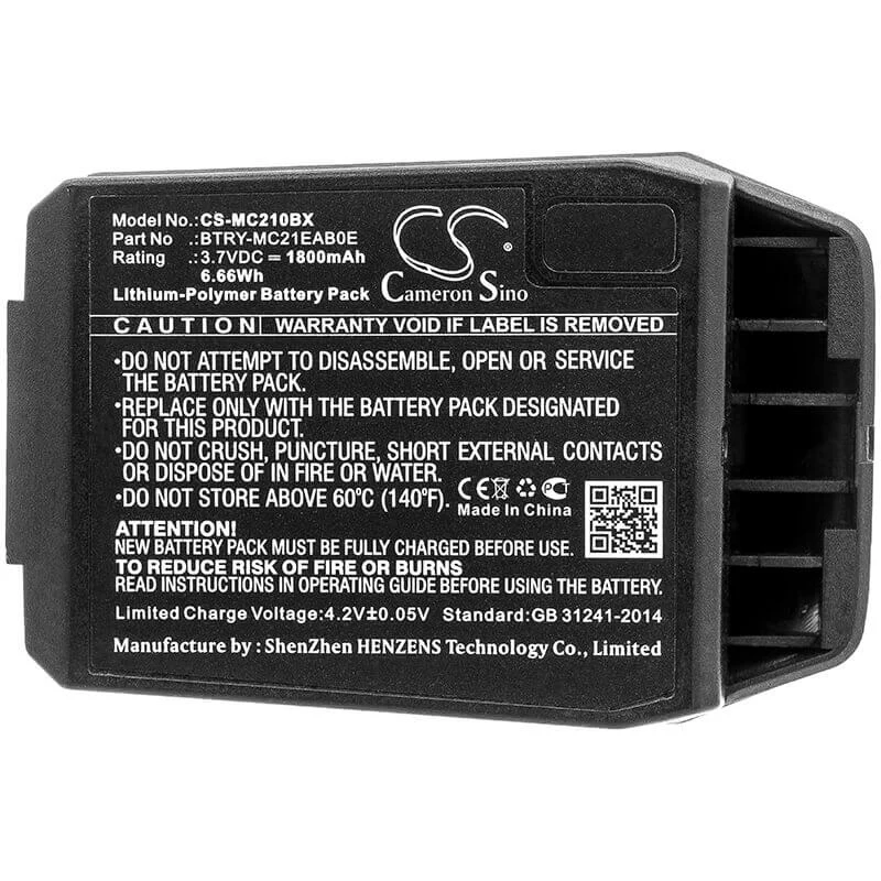 Bateria Cameron Sino Tipo 82-105612-01 para Motorola MC21 MC2100 MC2180 / CS-MC210BX