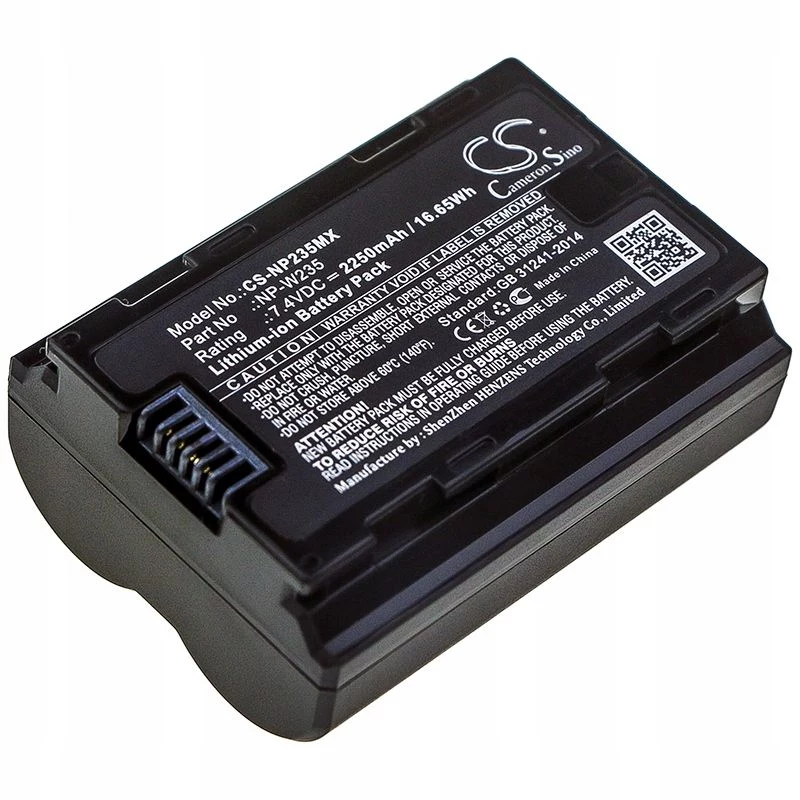 CAMERON SINO NP-W235 / NPW235 bateria Li-Ion recarregável para câmaras Fujifilm