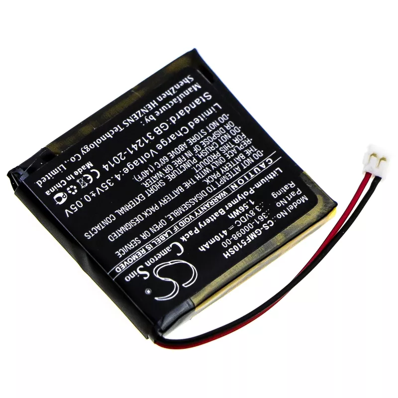 Bateria de substituição CAMERON SINO 361-00098-00 para Garmin Fenix 5X / 5X Plus / 5X Sapphire / Fenix 3 / Fenix 3 HR Smartwatch - 510 mAh