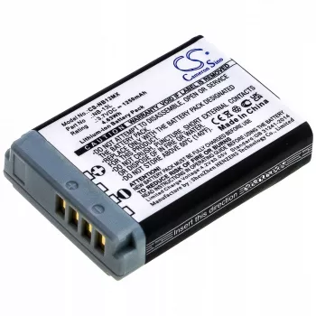 Bateria de substituição CAMERON SINO NB-13L para Canon PowerShot G5 X, G7 X, G9 X, SX620 HS, SX720 HS, SX730 HS, SX740 HS (1250mAh, 3,6V, Li-Ion)