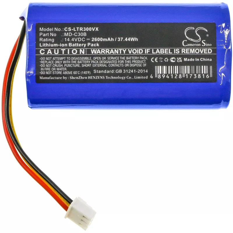 Bateria CAMERON SINO Tipo D071-inr-ch-4s1p / 6.60.40.02-0 para Blaupunkt Xboost / CS-LTR300VX