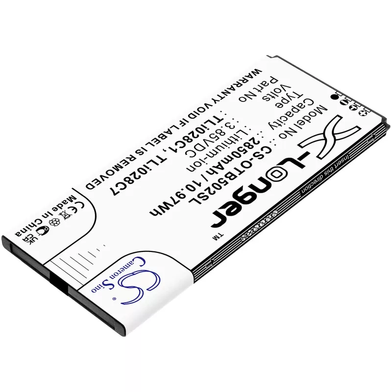 Bateria de substituição Cameron Sino TLi028C1 TLi028C7 para Alcatel 1B 2020 OT-5002 OT-5002A AT&T CS-OTB502SL