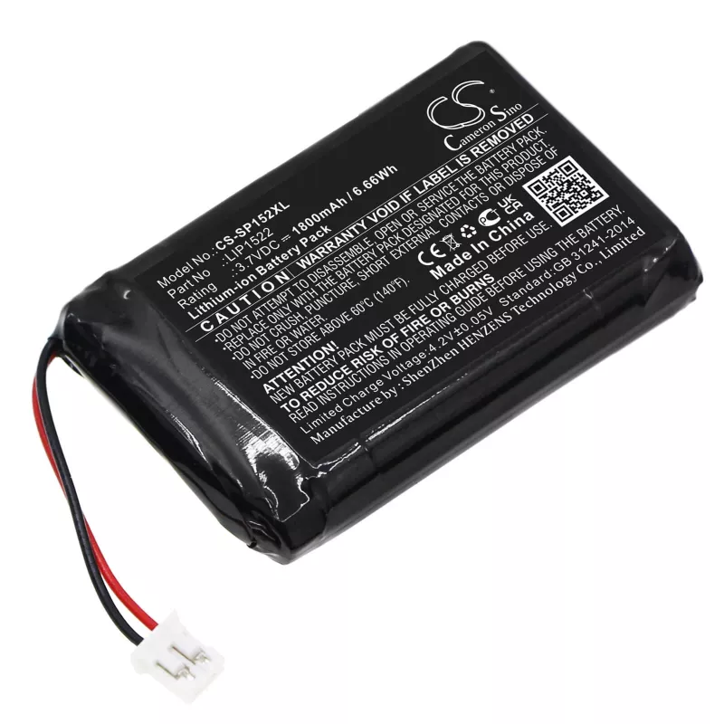 Bateria de substituição Cameron Sino para Sony PlayStation 4 DualShock 4 Comando (2000mAh, Li-Po) - CS-SP152XL