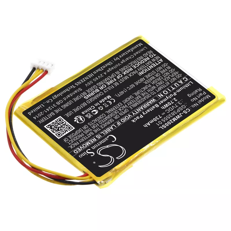 Bateria Cameron Sino Tipo GSP383555 01 para JBL Wind 2 / Wind2 - CS-JWM200SL