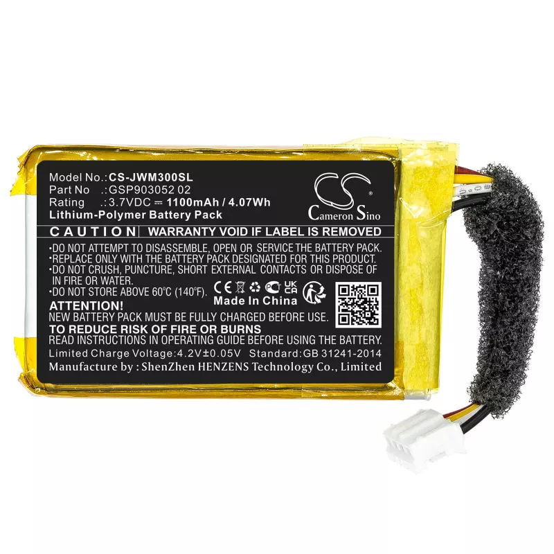 Cameron Sino GSP903052 02 Bateria para JBL Wind 3/3S