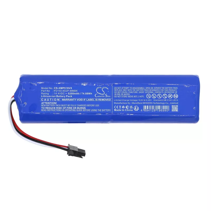 Bateria CAMERON SINO P2150-4S2P-MMBK para Dreame D10s L10 L10s Pro Xiaomi 34264 / CS-XMP519VX
