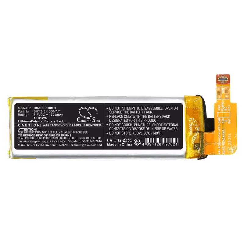Bateria Cameron Sino Tipo BHX212-1300-7.7 para DJI Osmo Pocket 3 / CS-DJS300MC